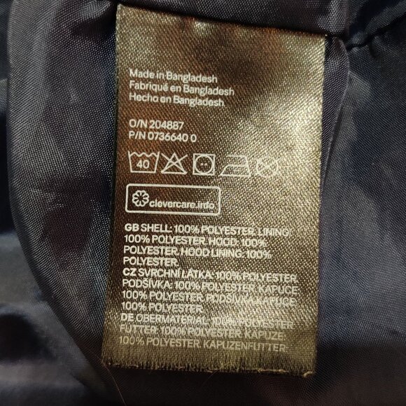 H&M 8-9Y Unicorn Lightweight Girls Jacket Navy Rainbow Detachable Hood Jacket - Picture 6 of 11